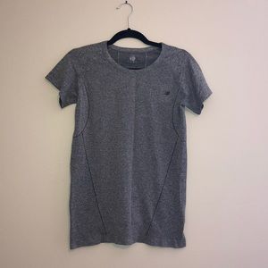 Grey nylon/polyester new balance workout shirt